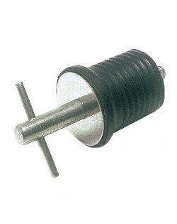 Expandable water drain plug